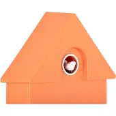 Karlsson - Kuckucksuhr Modern Cuckoo - Orange - 21,5x8,5x41cm