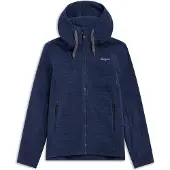 Bergans Hareid Fleece Hood Jacket Women navy blue (557) L