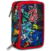 OEM SJ GANG STYLE JAM GANG Federmäppchen, Mäppchen, mehrfarbig, Federtasche für Schr