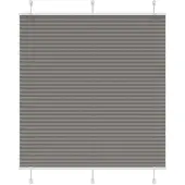 vidaXL Plissee Anthrazit 115x100 cm Stoffbreite 114,4 cm Polyester