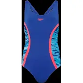 Speedo - Kid's Hyperboom Splice Muscleback Swimsuit - Badeanzug Gr 128 blau