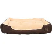 vidaXL Warmes Hundebett mit Polsterkissen S