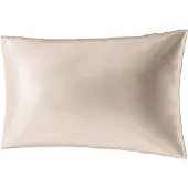 Ailoria Dekokissen "Kopfkissenbezug aus Seide BEAUTY SLEEP (100x65)", beige, 1 Stk., Obermaterial: 100% Seide silk., Bettwäsche, Dekokissen
