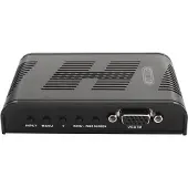ABUS TVAC20001, Schwarz, 1600 x 1200 Pixel, NTSC, PAL, Composite + S-Video, VGA, 12 V