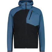 CMP MAN Jacket FIX Hood carbone mel.-avio (64UZ) 58