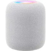 Apple HomePod, Siri, Zylinder, Weiß, Stoff, Home app and HomeKit, Intercom transcriptions, Siri, Touch Accommodations, VoiceOver, Multi