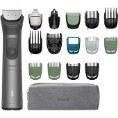 Philips All-in-One Trimmer 7000 Series MG7961/15 17-in-1-Trimmer, Grau, 0,5 mm, 2 cm, 0,2 mm, Gesicht, Kopf, Nase, Metall