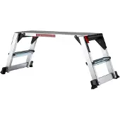 Dripio Klappbare Arbeitsplattform aus Aluminium, 95x30 cm, 150 kg Belastbarkeit