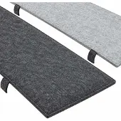 Dune Design Bierbankauflage Filz S 2er Set Grau 170x23x1cm