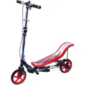Space scooter Deluxe X590 Rot/Schwarz, bis 120kg belastbar