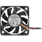 DeLOCK Axiallüfter 12 V DC, 50 x 50 x 10 mm schwarz