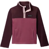 Columbia Youth Steens Mountain II Half Snap Fleece antique mauve, moonvista, mineral pink (551) S