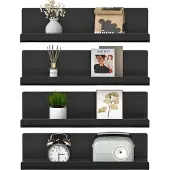 Merkloos Set aus 4 Wandregalen aus Kunststoff zur Dekoration