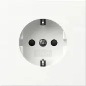 Gira 475570 SCHUKO-Steckdose SH o.Kr. Flächenschalter Reinweiß