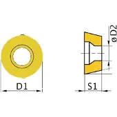 Optimum HM-Ersatzwendeplatten ISO RNMG1204MO, 3441705