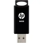 HP PNY v212w, 64 GB, USB Typ-A, 2.0, 14 MB/s, Dia, Schwarz