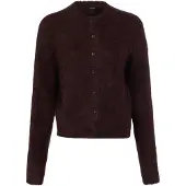 Someday Strickjacke Tulinda in aubergine - 0001 | Gr.: 42