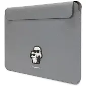 Karl Lagerfeld Sleeve KLCS14SAKCPMG 14" srebrny/silver Saffiano Karl&Choupette