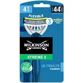 Wilkinson Xtreme 3 For Men Ultimate Comfort with Aloe Vera Disposable Razors 4 Count