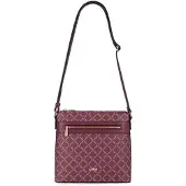 L.credi Umhängetasche Filiberta Crossbody Bag Cherry Shade weinrot
