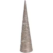 Wellhome Kegelförmiger Baum Mit 40 Warmweißen Led-lichtern 20x20x76.5 Cm