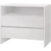 Hasena Kommode Sideboard Ina 2 Schubladen und Fach weiß deckend (10)