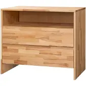 Hasena Kommode Sideboard Ina 2 Schubladen und Fach Kernbuche (80)