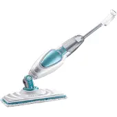 Black & Decker FSM16CD, Dampfmopp, Blau, Weiß, 6 m, 1600 W, Teppich, Glas, Harter Boden, Schritt