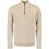 No-excess Halfzip Pullover Rib Cremeweiß - L