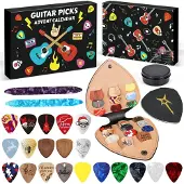 Merkloos Adventskalender für Musiker, 24 Überraschungen, Gitarrenzubehör, für Gitarristen