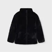 Name it Mädchen - Nisa Jacke mit Kunstfell - Schwarz
