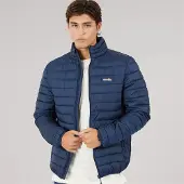 Ellesse Herren - Omak Wattierte Jacke - Marineblau