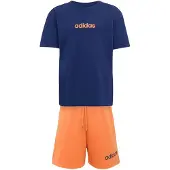 Adidas Sportset T-Shirt and Shorts Set "Dark Blue / Dusky Orange" für Jungen