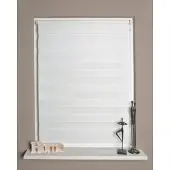 Schmidt Doppelrollo HOME WOHNIDEEN "STRIPES" Gr. 4, weiß (wollweiß), B:70cm H:150cm, Polyester, Rollos, Doppelrollo