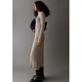 Pepe Jeans für Damen. PL9537914 Anna Kleid beige (L), Lässig, Baumwolle, Langarm