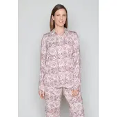 JOOP! JOOP Pyjamaoberteil bequeme Passform, mit Langarm, für Homewear und Sleepwear