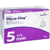 Kohlpharma GmbH Micro-fine 5 Mm 31 G Pen-nadeln 100 St