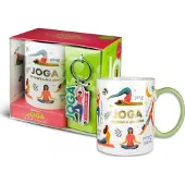 PAN DRAGON Yoga-Becher + Schlüsselanhänger-Set
