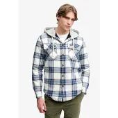 Superdry Borg Lined Hooded Overshirt Langarmhemd