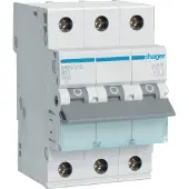 Hager MBN313 Leitungsschutzschalter 3 polig 6kA B-Charakteristik 13A 3 Module