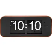 Karlsson - Wanduhr Wide Flip - Orange - 40.5x9x16.5cm