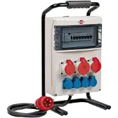 Brennenstuhl 1154900021, Standard, Senkrecht, Kunststoff, Schwarz, Grau, 7 AC-Ausgänge, 2 m