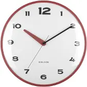 Karlsson - Wanduhr Brisk Dome - Roter Ocker - Ø40cm