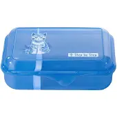 Step by step Lunchbox "Cat Lilly", Blau