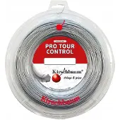Kirschbaum Tennissaite Pro Tour Control (Haltbarkeit+Kontrolle) silber 200m Rolle