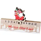 Dripio Holz-Adventkalender mit beweglichen Blöcken, Weihnachtsdeko