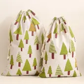 Dripio Jutesäckchen 25 Stück, 15 x 20 cm, Adventskalenderbeutel, Natur