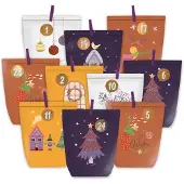 Dripio Adventskalender zum Befüllen, 24 DIY-Tüten mit Zahlenstickern