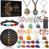 Dripio Adventskalender 2026, 24 Überraschungen mit 7 Chakra-Kristallbäumen