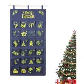 Dripio Adventskalender zum Befüllen, 24 Fächer, 100x50 cm, Stoff